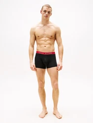 Tommy Hilfiger Underwear Trunk 3P TRUNK WB rot/blutrot/dunkelrot/schwarz