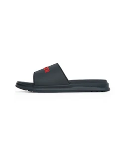 TOMMY HILFIGER Pantolette nachtblau/rot