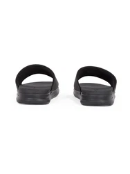 TOMMY HILFIGER Pantolette schwarz/weiß