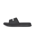 TOMMY HILFIGER Pantolette schwarz/weiß
