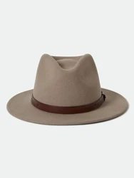 Brixton Hut MESSER FEDORA brokat/dunkelbraun