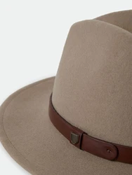 Brixton Hut MESSER FEDORA brokat/dunkelbraun