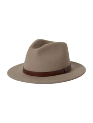 Brixton Hut MESSER FEDORA brokat/dunkelbraun