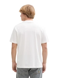 TOM TAILOR DENIM T-Shirt hellblau/beere/schwarz/offwhite
