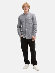 TOM TAILOR DENIM Hemd grau