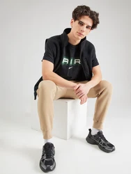 Nike Sportswear T-Shirt 'AIR' smaragd/schwarz/offwhite