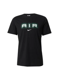 Nike Sportswear T-Shirt 'AIR' smaragd/schwarz/offwhite