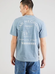 Abercrombie & Fitch T-Shirt hellblau/weiß