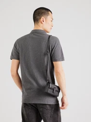 Abercrombie & Fitch Poloshirt schwarzmeliert