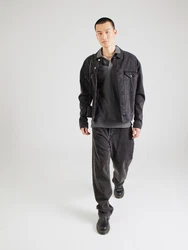 Abercrombie & Fitch Poloshirt schwarzmeliert