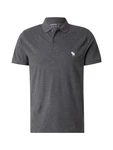 Abercrombie & Fitch Poloshirt schwarzmeliert
