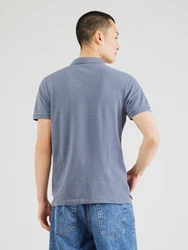 Abercrombie & Fitch Poloshirt blaumeliert
