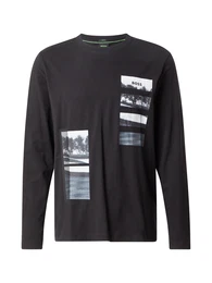 Shirt 'Togn Desert' hellgrau / dunkelgrau / schwarz