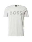 BOSS Funktionsshirt hellgrau/schwarz