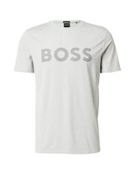 BOSS Funktionsshirt hellgrau/schwarz