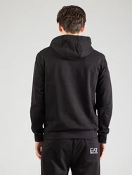 EA7 Emporio Armani Sweatshirt dunkelgelb/schwarz