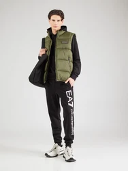 EA7 Emporio Armani Sweatshirt dunkelgelb/schwarz