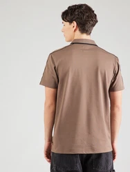 GUESS Poloshirt QUATTRO braun/schwarz