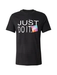 Nike Sportswear T-Shirt '6MO JDI SP25' aqua/rosa/schwarz/weiß
