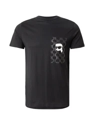 Karl Lagerfeld T-Shirt ecru/dunkelgrau/schwarz/weiß