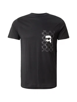 Karl Lagerfeld T-Shirt ecru/dunkelgrau/schwarz/weiß