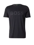 BOSS Funktionsshirt grau/schwarz