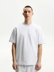 Bershka T-Shirt graumeliert