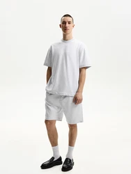 Bershka T-Shirt graumeliert