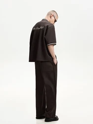 Bershka Hose dunkelbraun