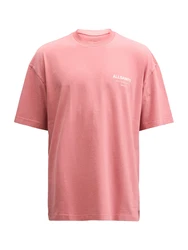 AllSaints T-Shirt 'Underground' (OCS) hellpink/weiß