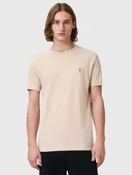 AllSaints T-Shirt 'TONIC' beige/oliv/offwhite
