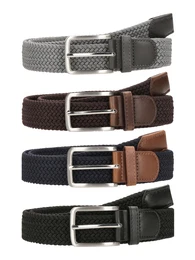 Grtel blau / braun / schwarz