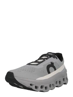 On Laufschuh Cloudmonster / Cloudrift grau/schwarz/weiß