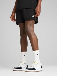 PUMA Shorts ESS TAPE WOVEN SHORTS (5) schwarz/weiß