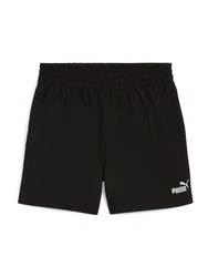 PUMA Shorts ESS TAPE WOVEN SHORTS (5) schwarz/weiß