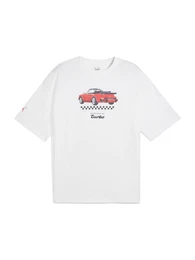 T-Shirt orange / knallrot / schwarz / wei