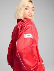 PUMA Jacke 'ARCHIVE SEASONAL' rot/weiß