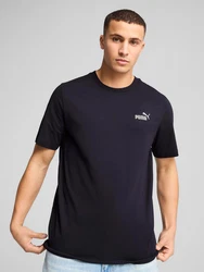 PUMA T-Shirt 'ESS No. 1' navy/weiß