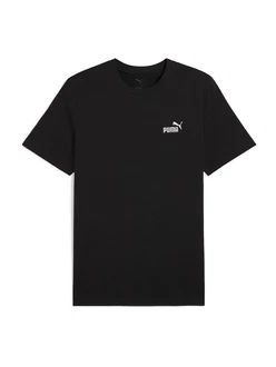PUMA T-Shirt 'ESS No. 1' schwarz PUMA T-Shirt 'ESS No. 1' schwarz