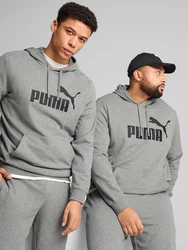 PUMA Sweatshirt ESS No. 1 graumeliert/schwarz