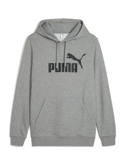 PUMA Sweatshirt ESS No. 1 graumeliert/schwarz