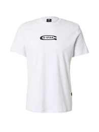 G-STAR T-Shirt 'Old Skool' schwarz / wei