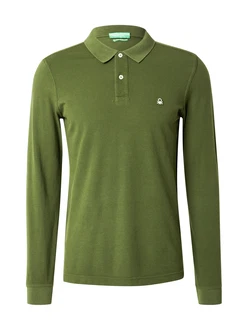 UNITED COLORS OF BENETTON Poloshirt Shirt grnmeliert