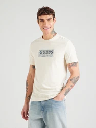 GUESS T-Shirt sand/taubenblau/hellblau/schwarz