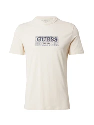 GUESS T-Shirt sand/taubenblau/hellblau/schwarz