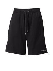 GUESS JEANS Shorts schwarz/offwhite