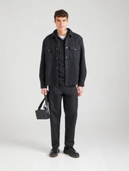Abercrombie & Fitch Poloshirt schwarz/offwhite