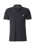 Abercrombie & Fitch Poloshirt schwarz/offwhite