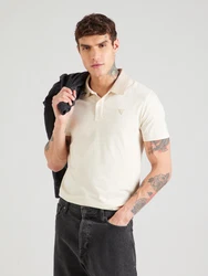 GUESS Poloshirt 'NOLAN' beige / sand