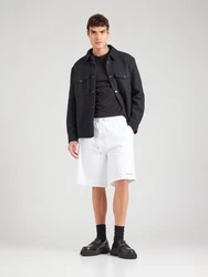 GUESS JEANS Shorts dunkelblau/weiß
